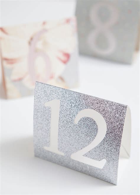 How To Make Simple Table Numbers