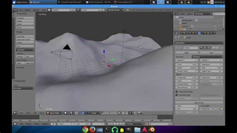 how to make simple terrain in blender