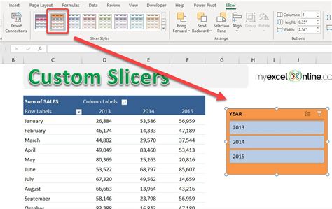 how to make slicer background transparent in excel