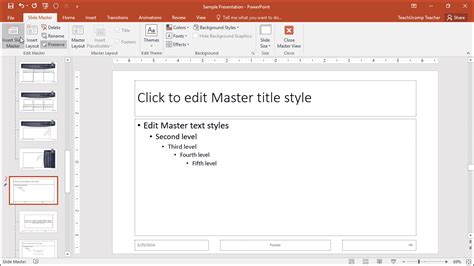 how to make slide master in powerpoint