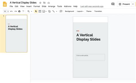 how to make slides vertical in canva