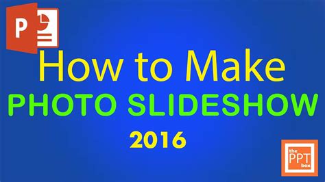 how to make slideshow in powerpoint