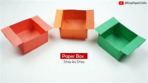 How To Make Small Box Using Paper