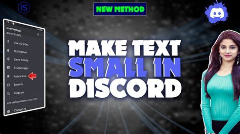 how to make small text in discord