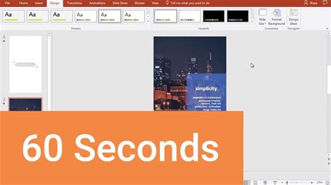 how to make some slides portrait in powerpoint