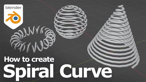 How To Make Spiral In Blender