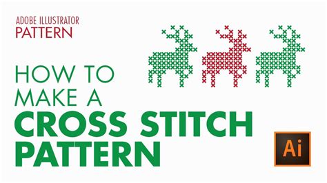 how to make stitch pattern in illustrator