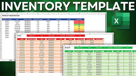 How To Make Stock Inventory In Excel Template