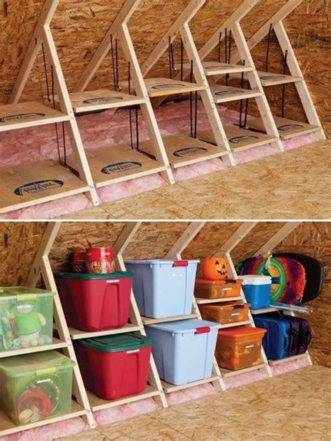How To Make Storage In Attic