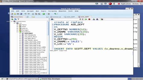 how to make stored procedure in oracle