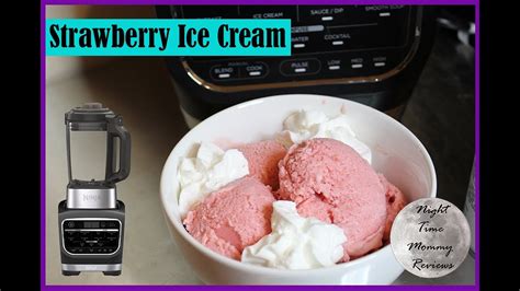 how to make strawberry ice cream in a ninja blender