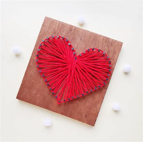 How To Make String Art Heart