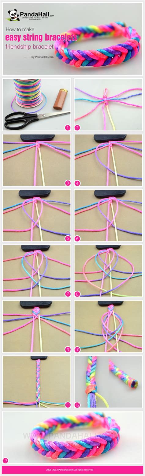 How To Make String Bracelets Easy