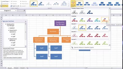 How To Make Structure Chart In Excel