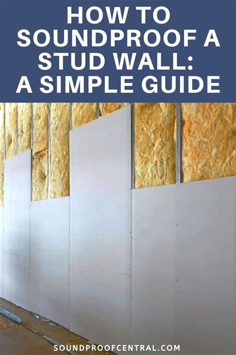How To Make Stud Walls More Soundproof