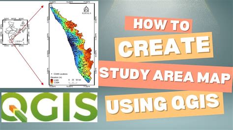how to make study area map in qgis