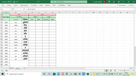 how to make sub columns in excel