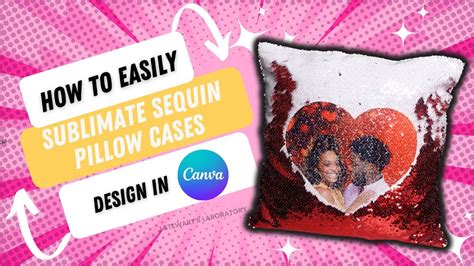 How To Make Sublimation Sequin Pillow