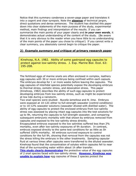 how to make summary of findings in research sample