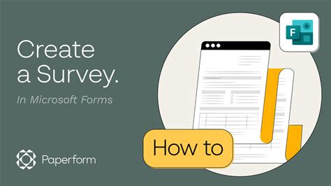 how to make survey in microsoft forms