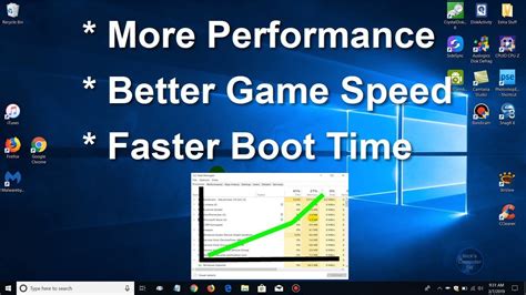 how to make system work faster in windows 10