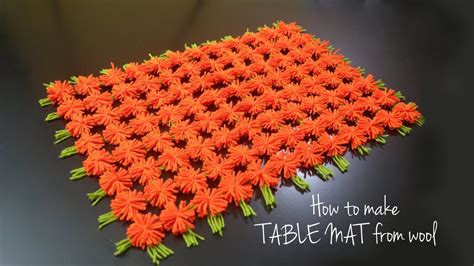 How To Make Table Cloth With Wool