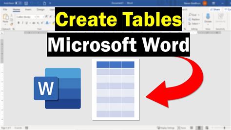 How To Make Tables Uniform In Word