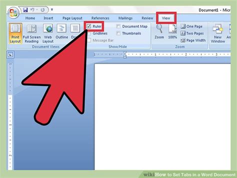How To Make Tabs In Word Document