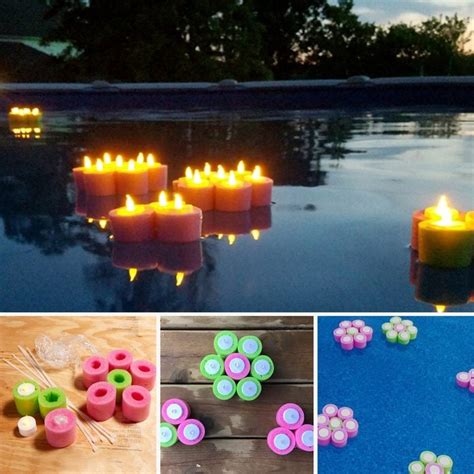 How To Make Tea Lights Float In A Pool