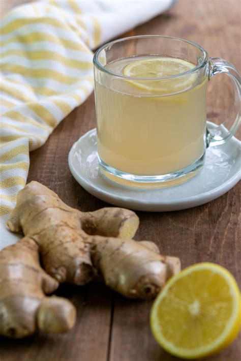 how to make tea with ginger root and lemon