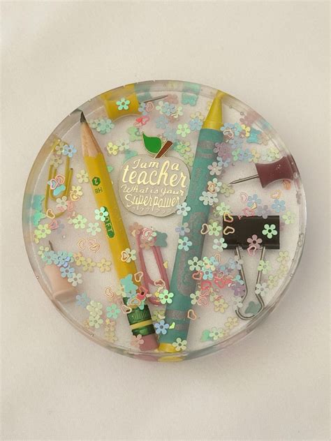How To Make Teacher Resin Coasters