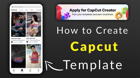 how to make template in capcut