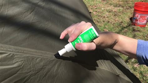 how to make tent seam sealer