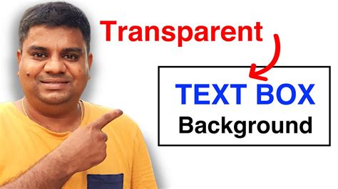how to make text box transparent in html