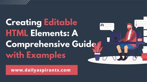 How To Make Text Editable In Html