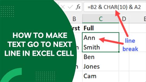 how to make text go to next line in excel cell automatically mac