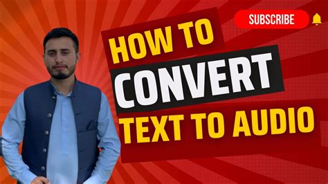 how to make text into audio