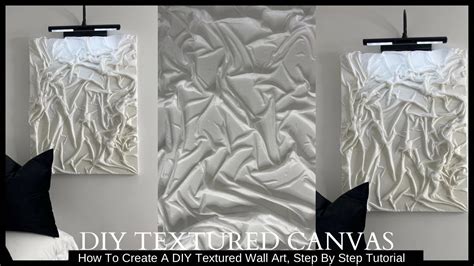 How To Make Texture On A Canvas