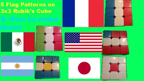 how to make the american flag on a rubik's cube 3x3