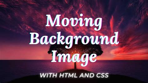 How To Make The Background Image Not Move In Html