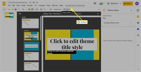 How To Make Theme In Google Slides
