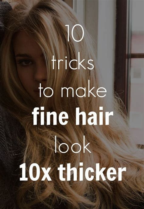 This How To Make Thin Hair Look Thicker Male For Long Hair