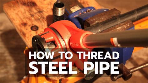 How To Make Thread On Galvanized Pipe