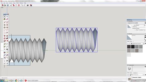 How To Make Threads In Sketchup