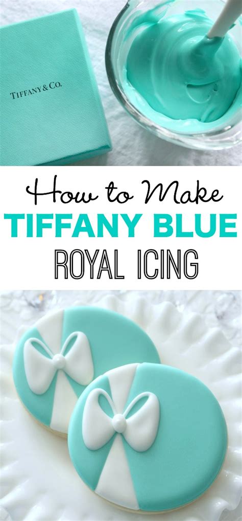 how to make tiffany blue royal icing