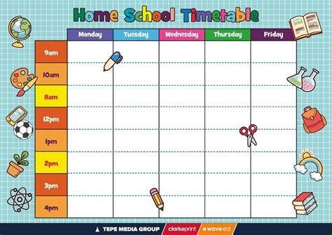 how to make time table for home