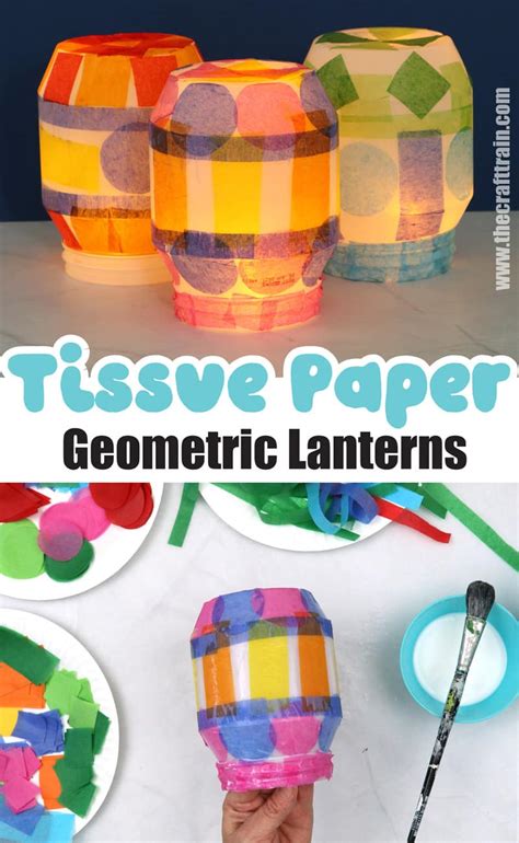 How To Make Tissue Paper Lanterns