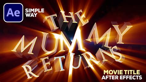 How To Make Title Animation In After Effects