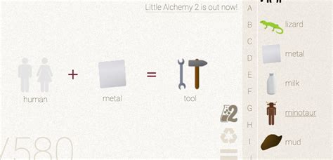 how to make tool in little alchemy