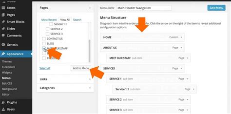 how to make top menu bar in wordpress